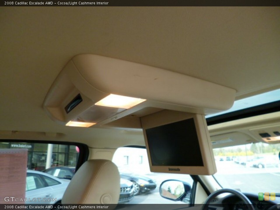 Cocoa/Light Cashmere Interior Entertainment System for the 2008 Cadillac Escalade AWD #80197258