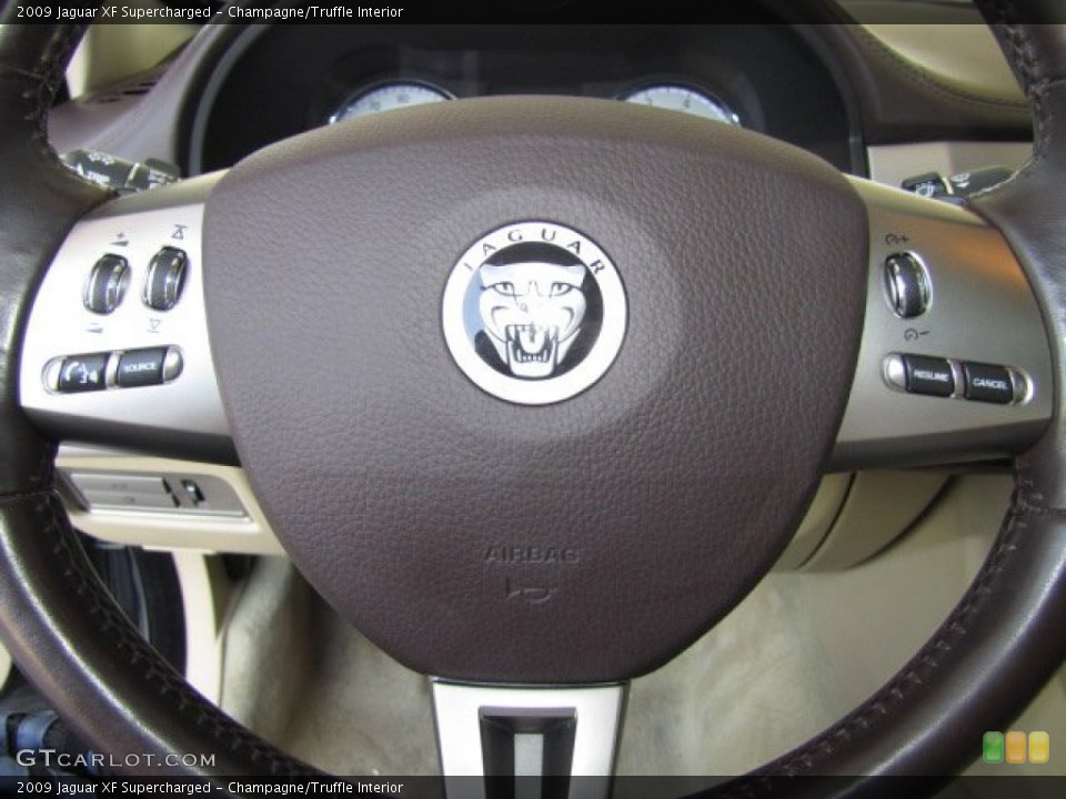 Champagne/Truffle Interior Controls for the 2009 Jaguar XF Supercharged #80197322