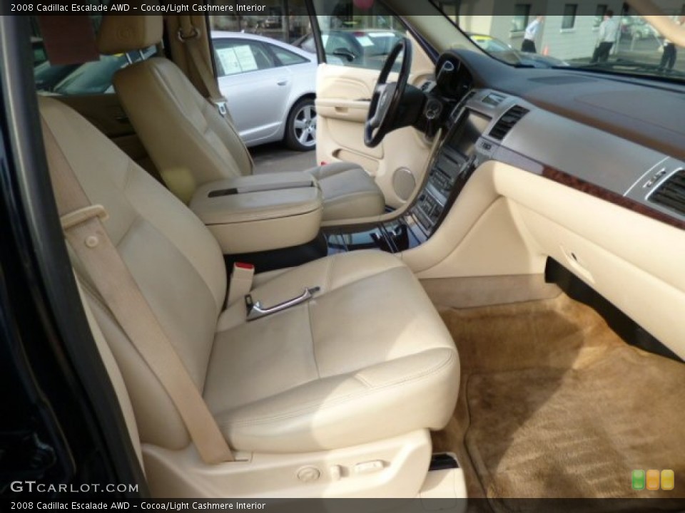 Cocoa/Light Cashmere Interior Photo for the 2008 Cadillac Escalade AWD #80197369
