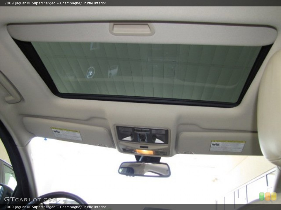 Champagne/Truffle Interior Sunroof for the 2009 Jaguar XF Supercharged #80197633