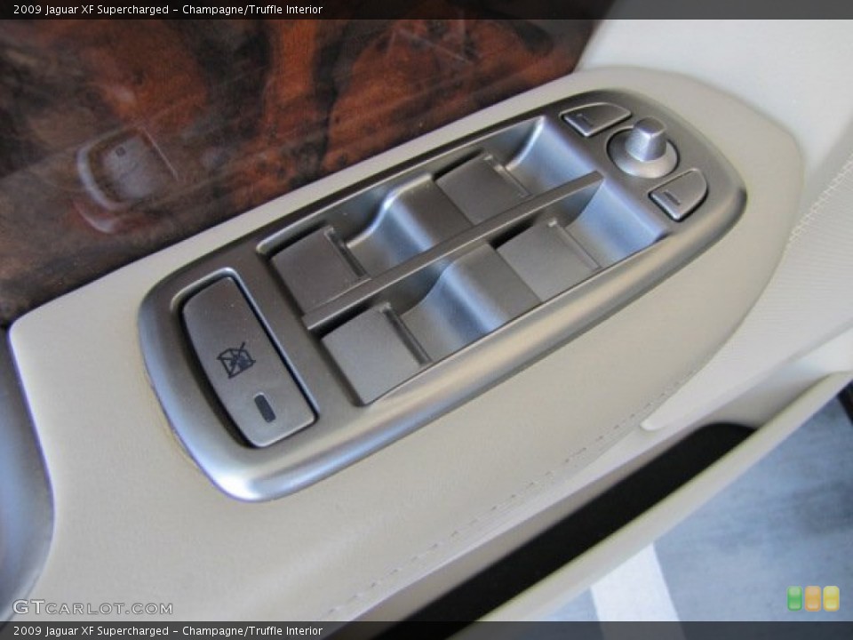 Champagne/Truffle Interior Controls for the 2009 Jaguar XF Supercharged #80197663