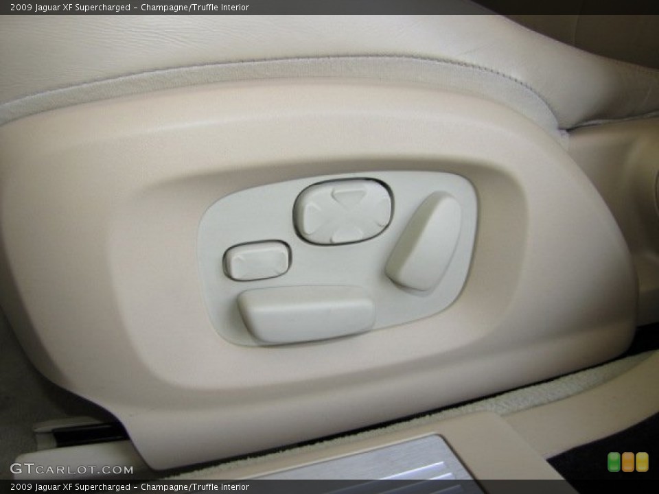 Champagne/Truffle Interior Controls for the 2009 Jaguar XF Supercharged #80197700