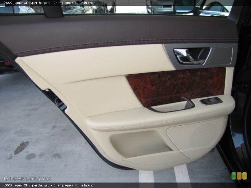 Champagne/Truffle Interior Door Panel for the 2009 Jaguar XF Supercharged #80197795