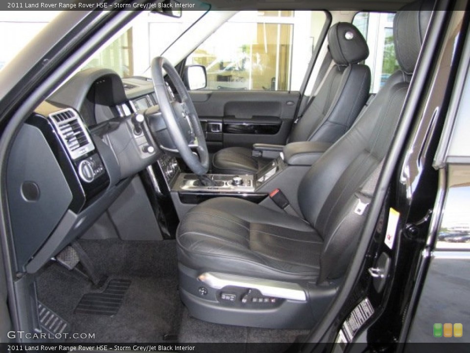 Storm Grey/Jet Black Interior Photo for the 2011 Land Rover Range Rover HSE #80198115