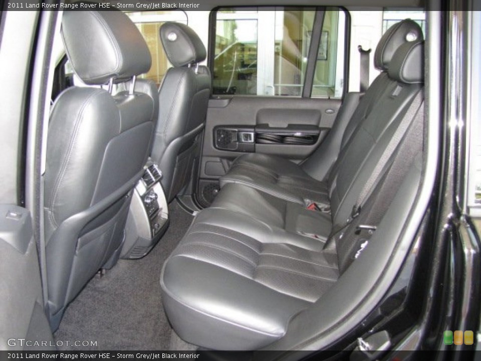 Storm Grey/Jet Black Interior Rear Seat for the 2011 Land Rover Range Rover HSE #80198144