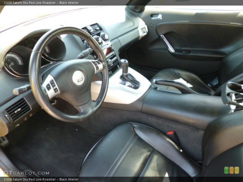 Black Interior Dashboard for the 2008 Saturn Sky Red Line Roadster #80198562