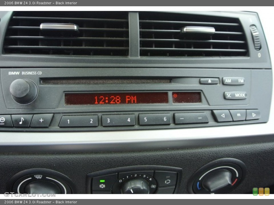 Black Interior Audio System for the 2006 BMW Z4 3.0i Roadster #80199832