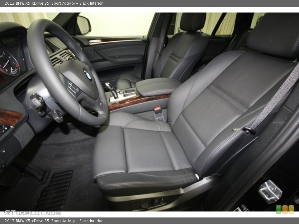 Black Interior Front Seat for the 2013 BMW X5 xDrive 35i Sport Activity #80201296