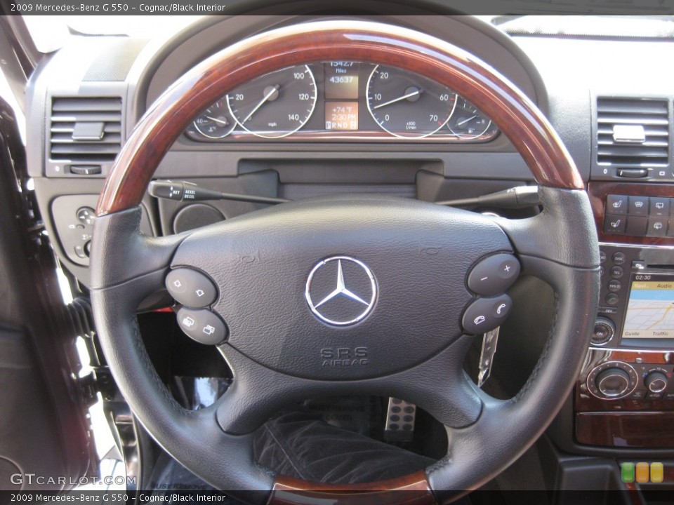 Cognac/Black Interior Steering Wheel for the 2009 Mercedes-Benz G 550 #80202265