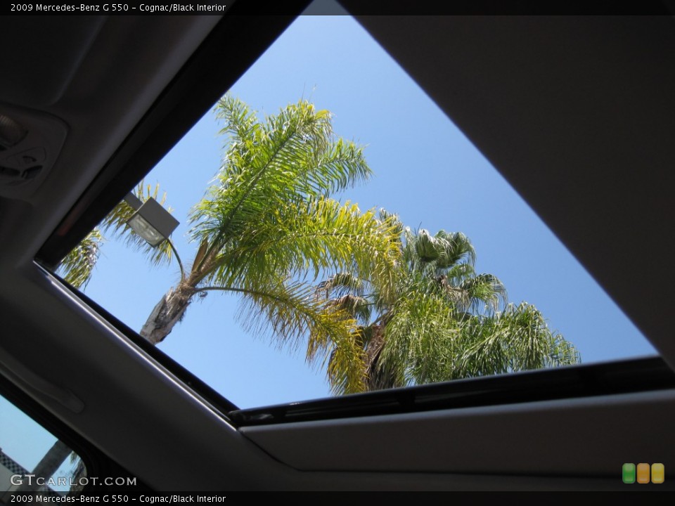 Cognac/Black Interior Sunroof for the 2009 Mercedes-Benz G 550 #80202481