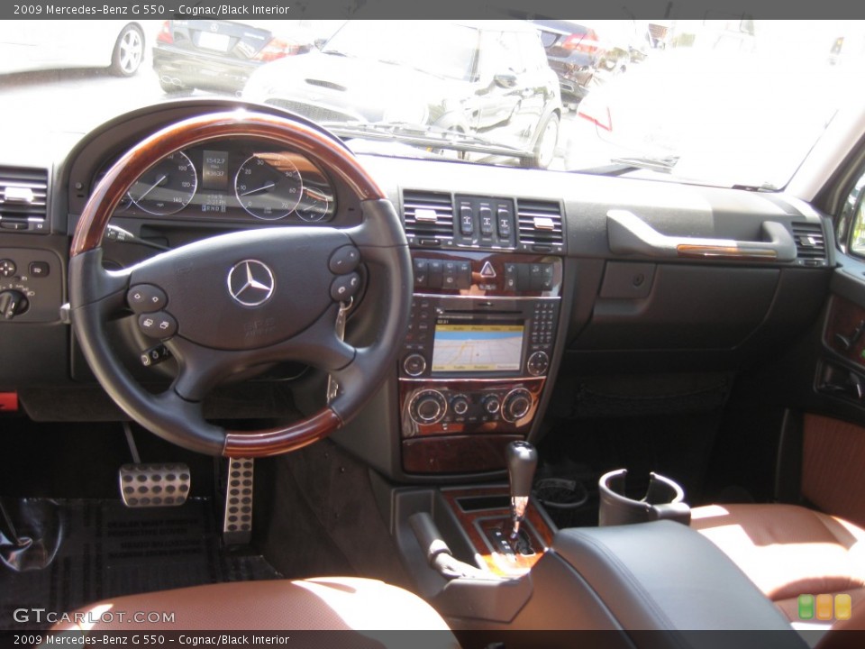 Cognac/Black Interior Dashboard for the 2009 Mercedes-Benz G 550 #80202554