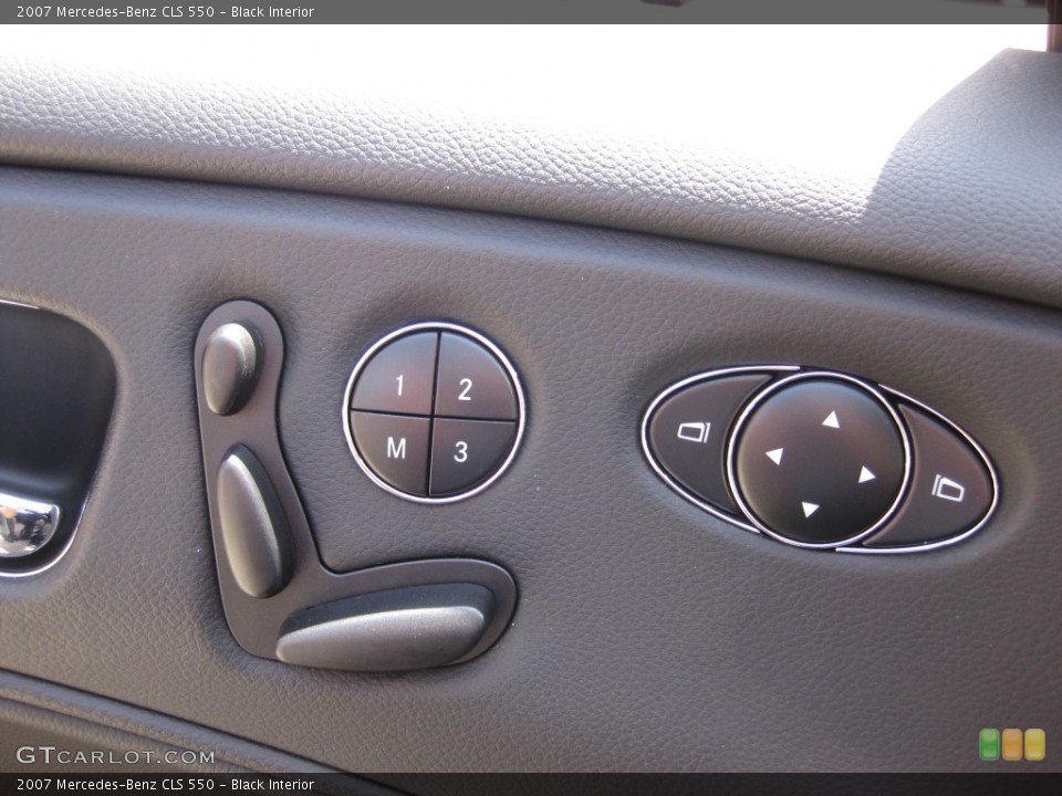 Black Interior Controls for the 2007 Mercedes-Benz CLS 550 #80203484