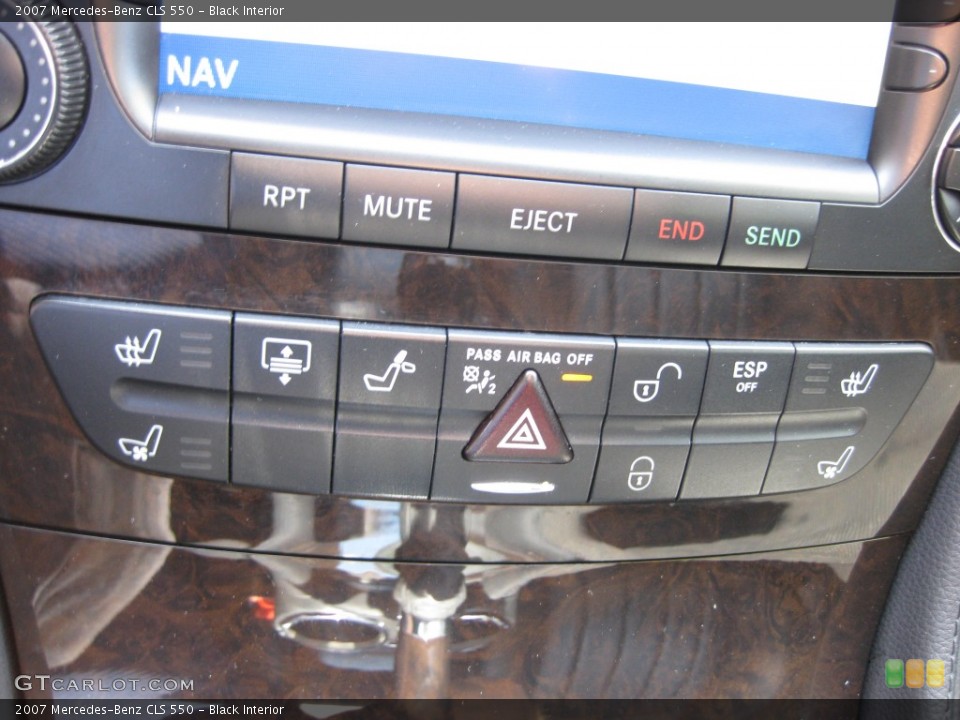 Black Interior Controls for the 2007 Mercedes-Benz CLS 550 #80204116
