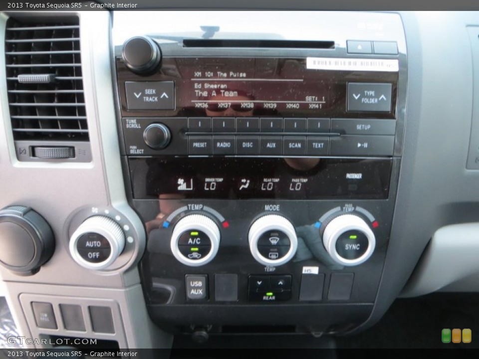 Graphite Interior Controls for the 2013 Toyota Sequoia SR5 #80204421