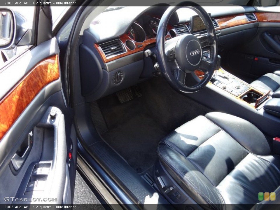 Blue Interior Photo for the 2005 Audi A8 L 4.2 quattro #80206225