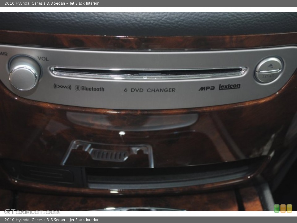 Jet Black Interior Controls for the 2010 Hyundai Genesis 3.8 Sedan #80208874