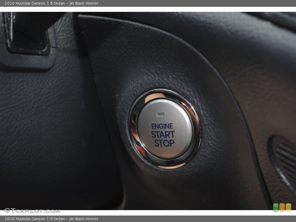 Jet Black Interior Controls for the 2010 Hyundai Genesis 3.8 Sedan #80208943