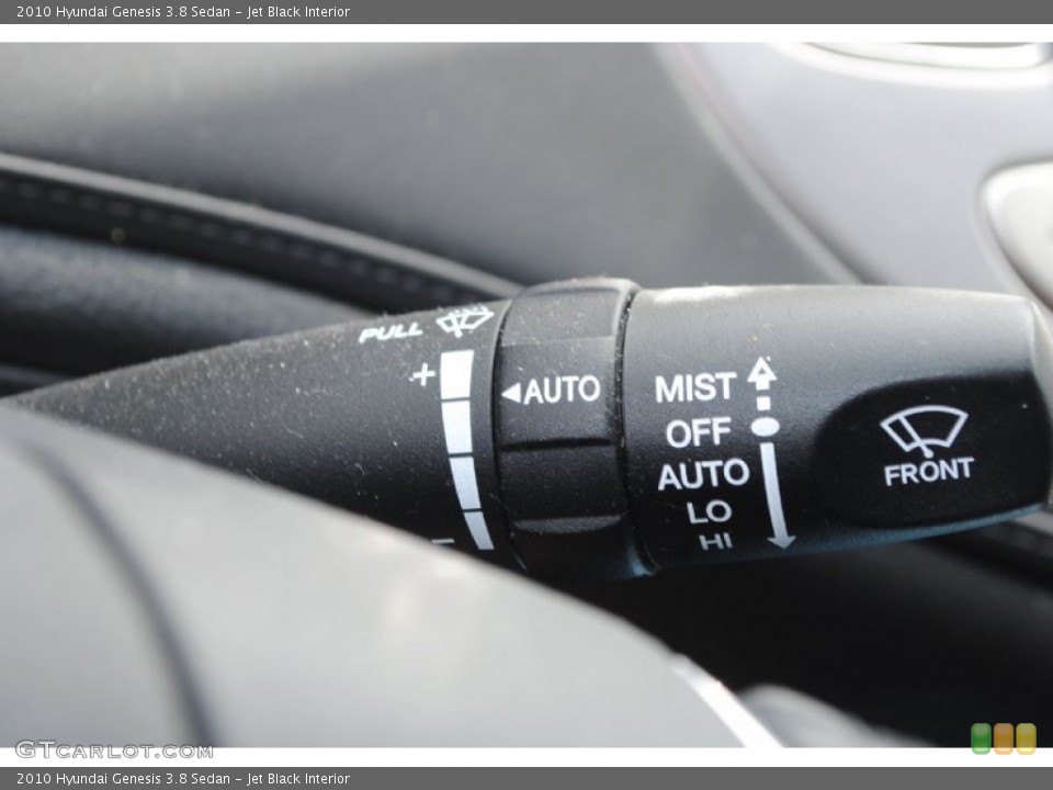 Jet Black Interior Controls for the 2010 Hyundai Genesis 3.8 Sedan #80209003
