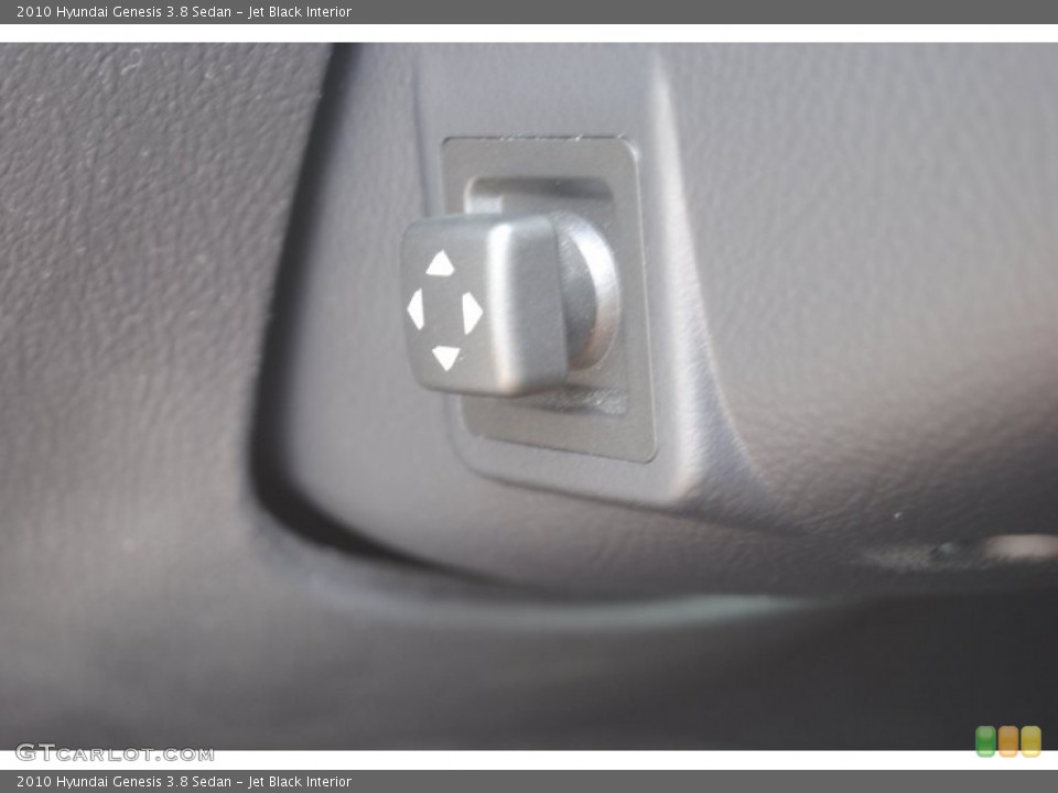 Jet Black Interior Controls for the 2010 Hyundai Genesis 3.8 Sedan #80209147