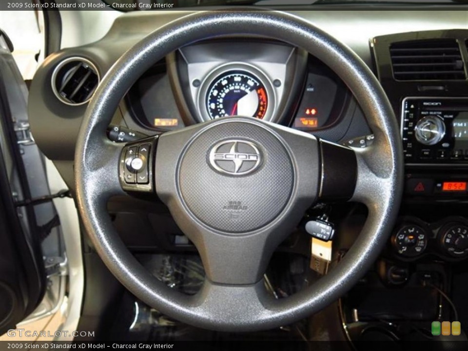 Charcoal Gray Interior Steering Wheel for the 2009 Scion xD  #80209684