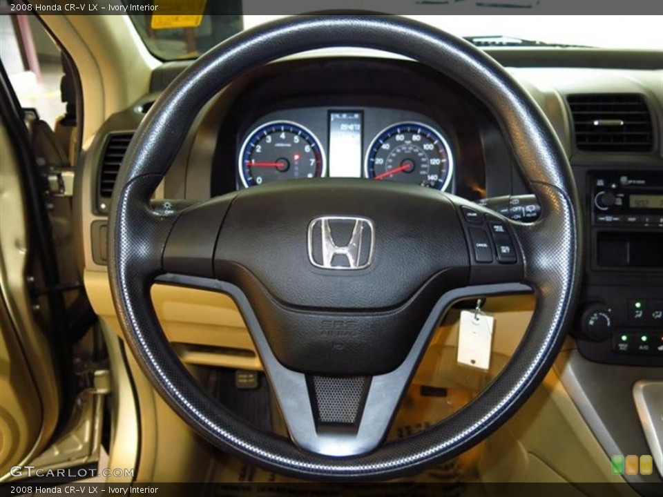 Ivory Interior Steering Wheel for the 2008 Honda CR-V LX #80210332