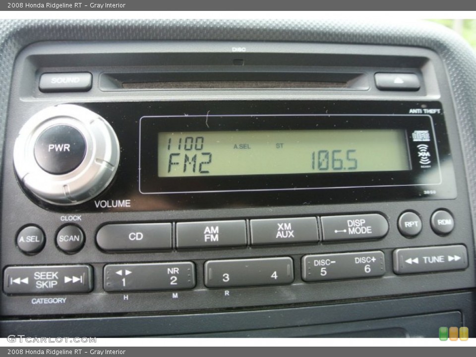 Gray Interior Audio System for the 2008 Honda Ridgeline RT #80210376