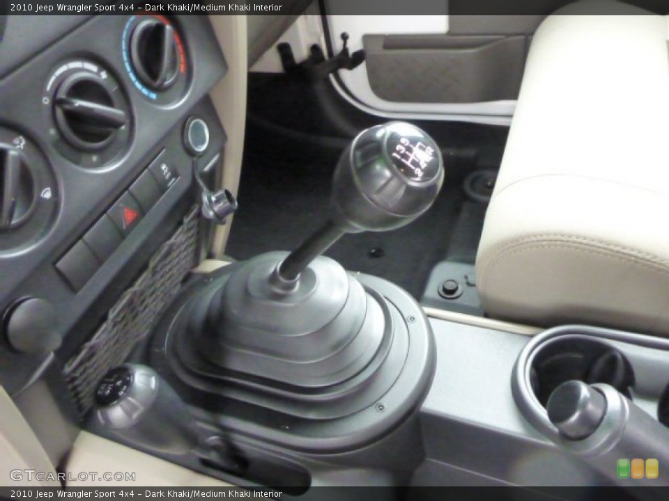 Dark Khaki/Medium Khaki Interior Transmission for the 2010 Jeep Wrangler Sport 4x4 #80210983