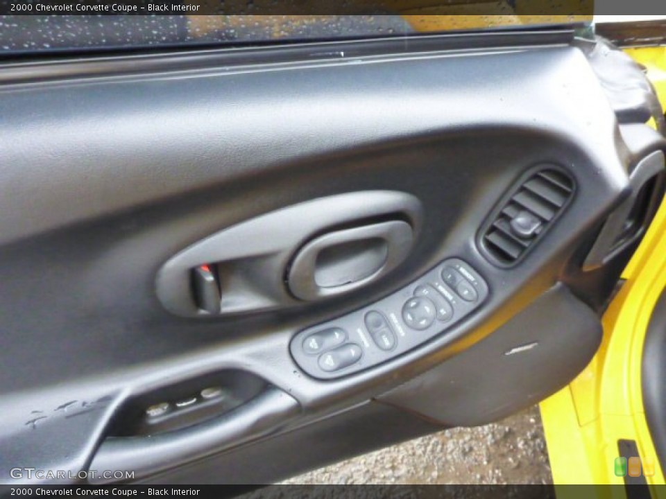 Black Interior Door Panel for the 2000 Chevrolet Corvette Coupe #80212234