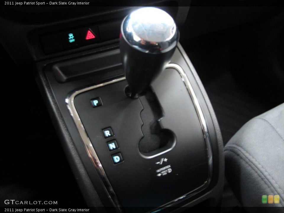 Dark Slate Gray Interior Transmission for the 2011 Jeep Patriot Sport #80213025