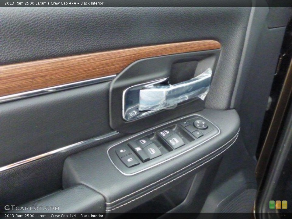 Black Interior Controls for the 2013 Ram 2500 Laramie Crew Cab 4x4 #80216236