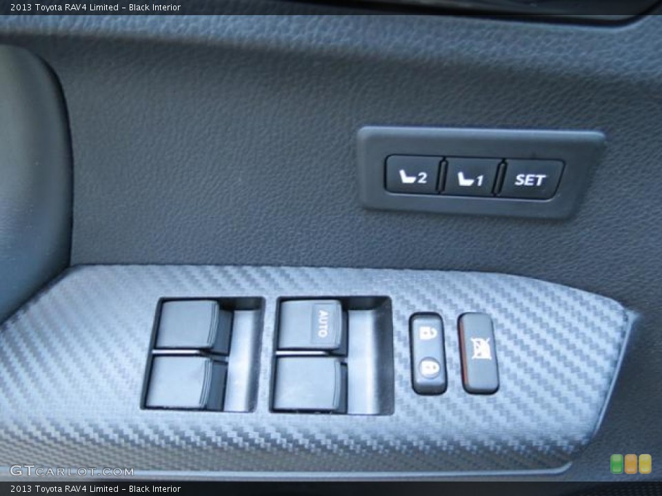 Black Interior Controls for the 2013 Toyota RAV4 Limited #80220790