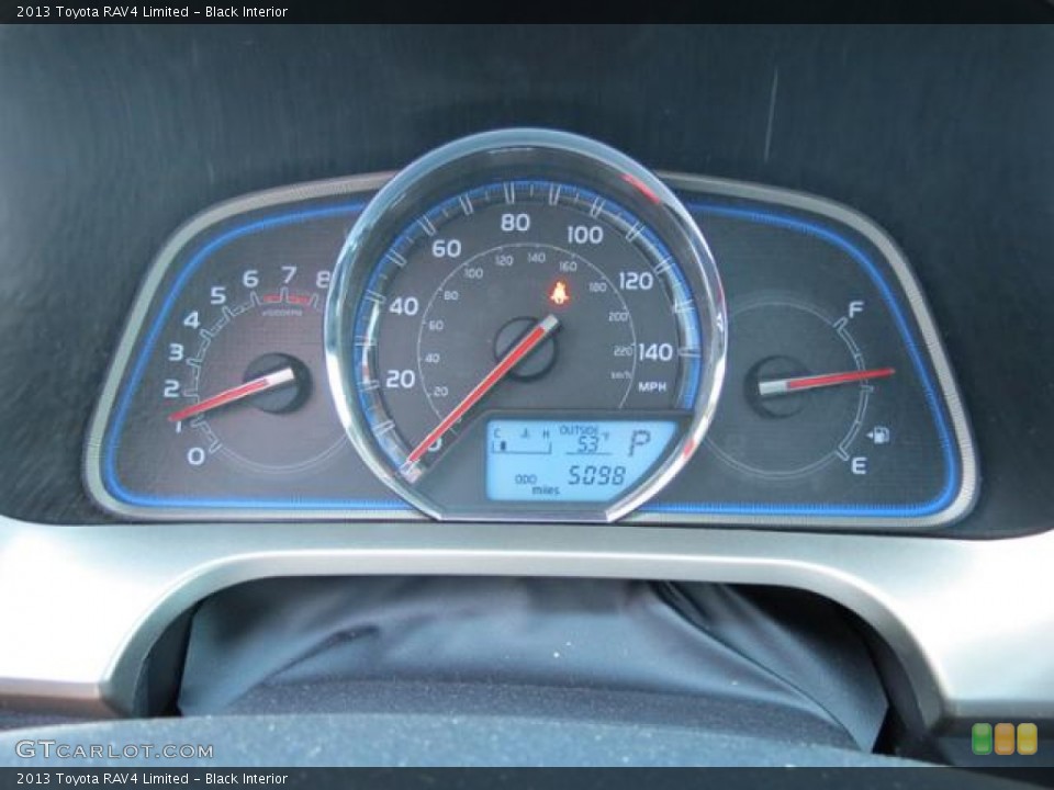 Black Interior Gauges for the 2013 Toyota RAV4 Limited #80220815