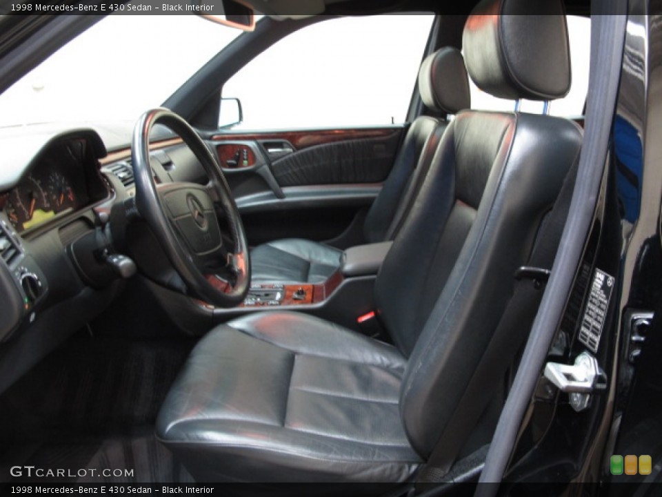 Black Interior Photo for the 1998 Mercedes-Benz E 430 Sedan #80221087