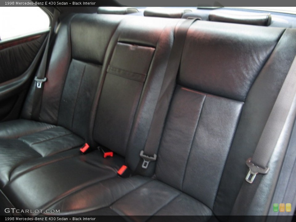 Black Interior Rear Seat for the 1998 Mercedes-Benz E 430 Sedan #80221136