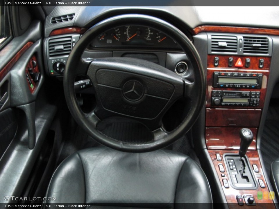 Black Interior Dashboard for the 1998 Mercedes-Benz E 430 Sedan #80221216