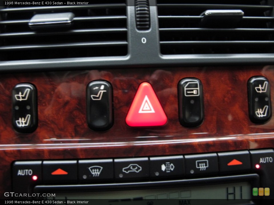 Black Interior Controls for the 1998 Mercedes-Benz E 430 Sedan #80221268