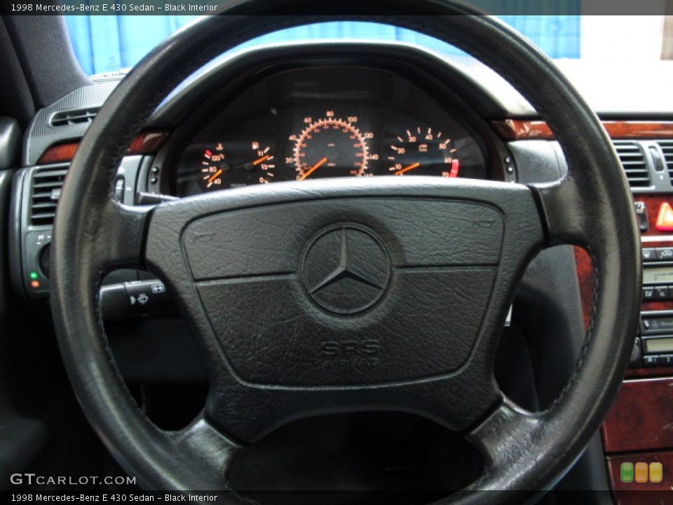 Black Interior Steering Wheel for the 1998 Mercedes-Benz E 430 Sedan #80221334