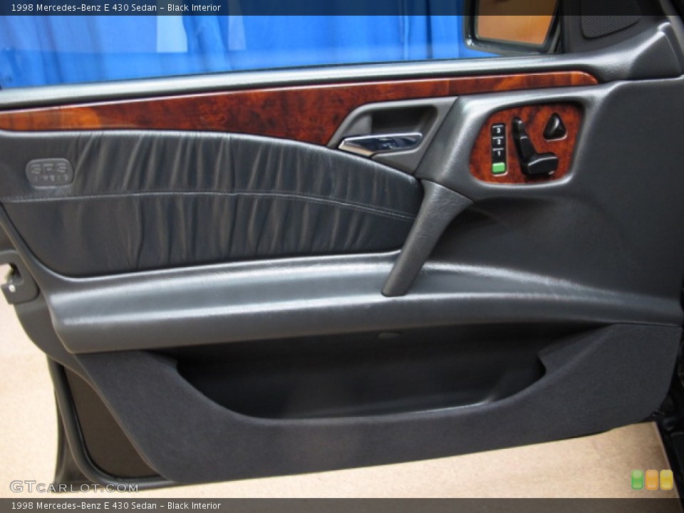 Black Interior Door Panel for the 1998 Mercedes-Benz E 430 Sedan #80221366