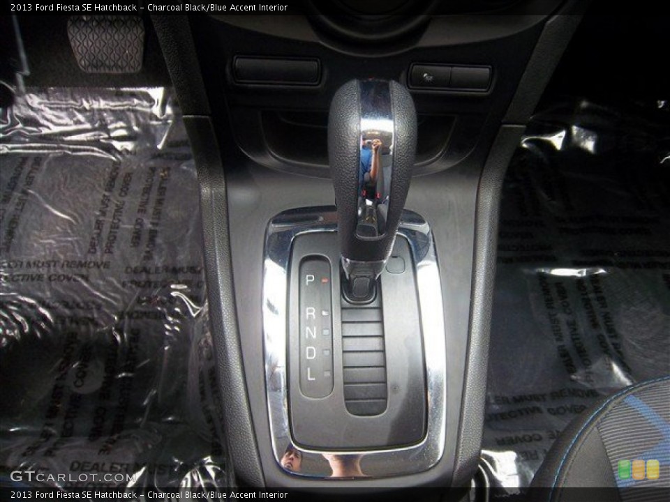 Charcoal Black/Blue Accent Interior Transmission for the 2013 Ford Fiesta SE Hatchback #80223487