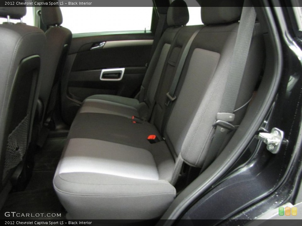 Black Interior Rear Seat for the 2012 Chevrolet Captiva Sport LS #80223499