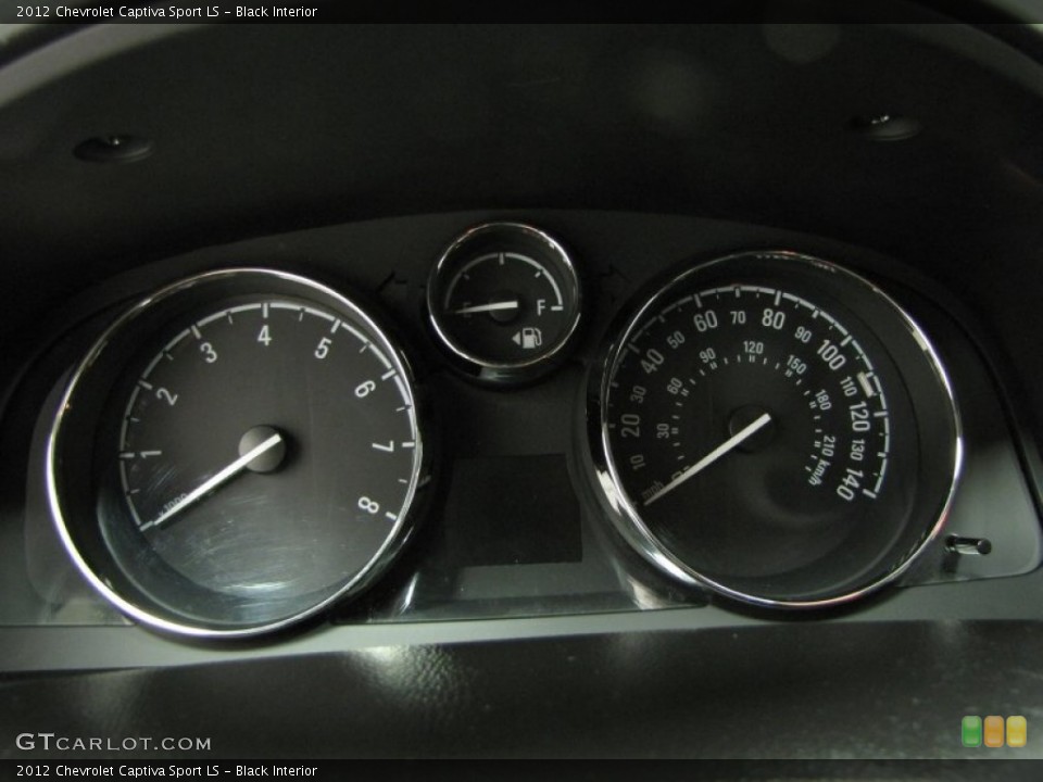 Black Interior Gauges for the 2012 Chevrolet Captiva Sport LS #80223616