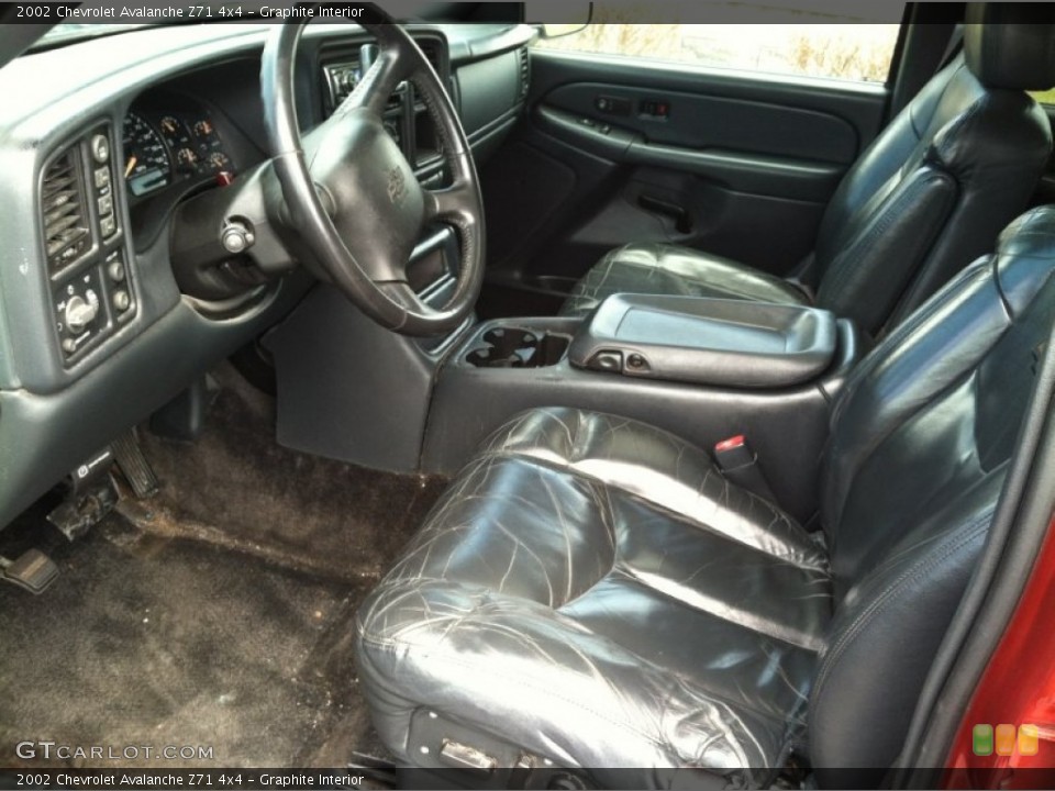Graphite Interior Photo for the 2002 Chevrolet Avalanche Z71 4x4 #80224074