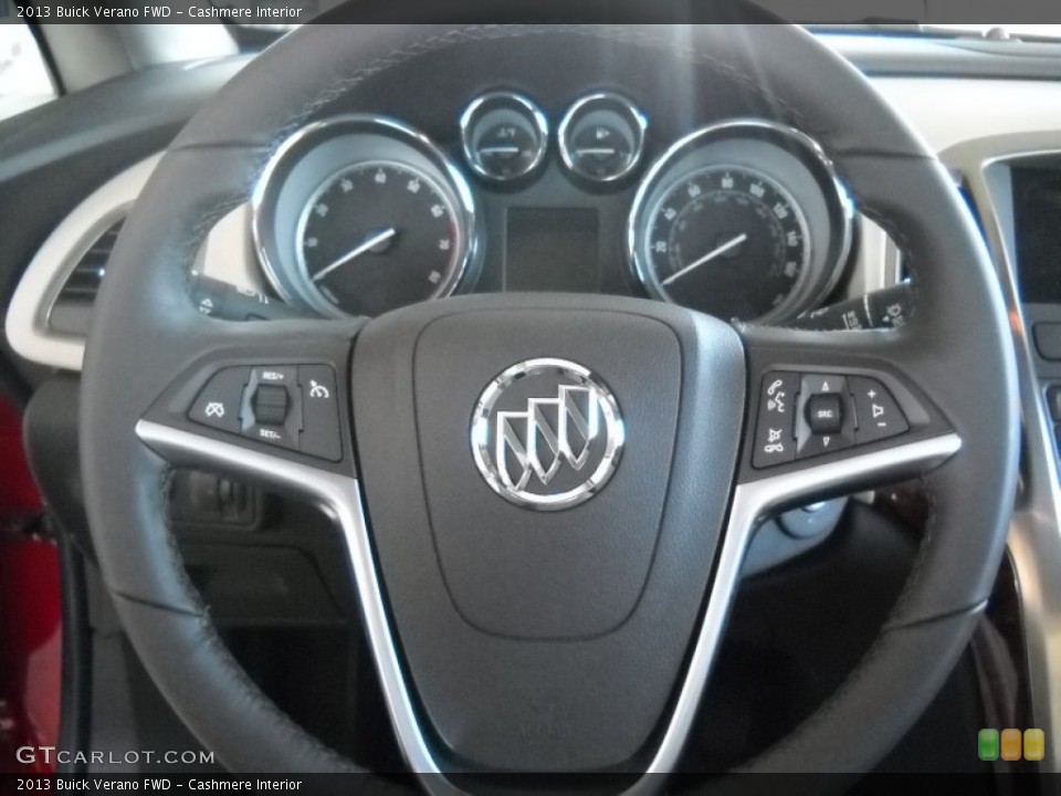 Cashmere Interior Steering Wheel for the 2013 Buick Verano FWD #80226102