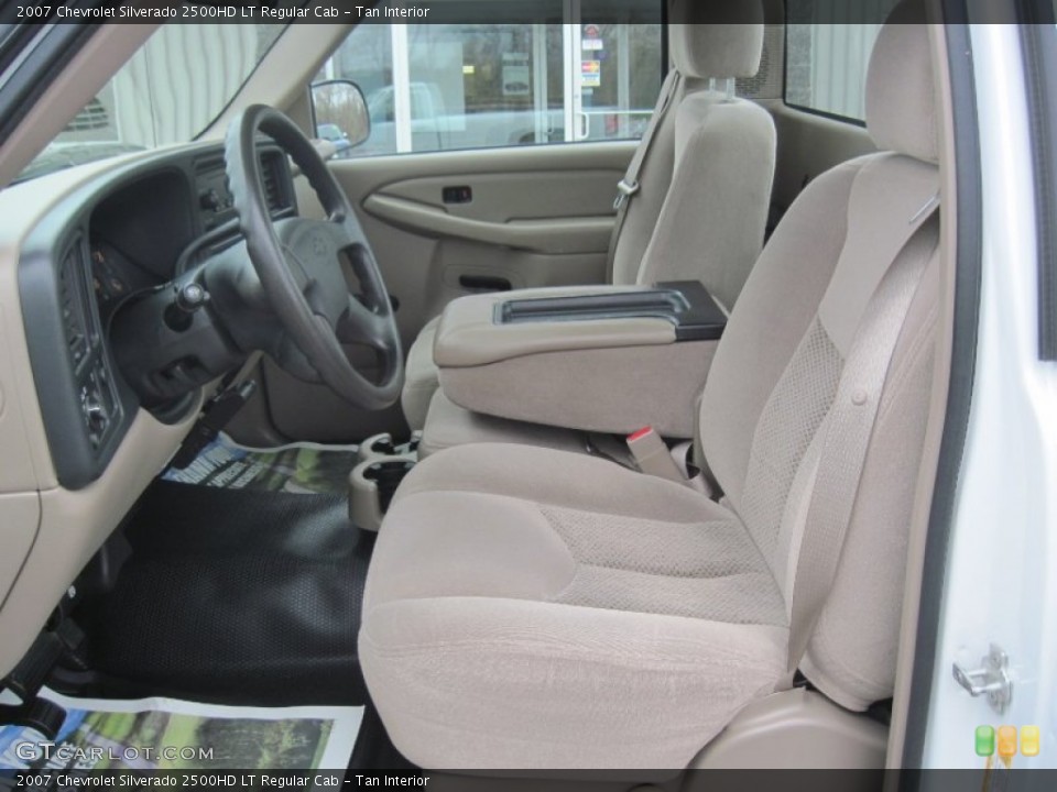 Tan 2007 Chevrolet Silverado 2500HD Interiors