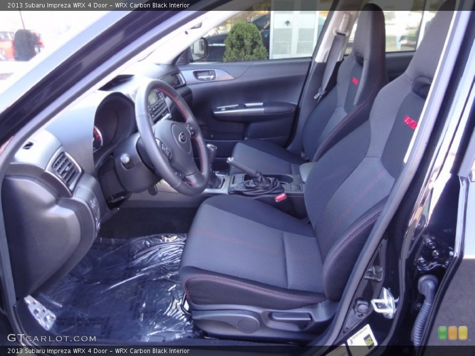 WRX Carbon Black Interior Photo for the 2013 Subaru Impreza WRX 4 Door #80230199