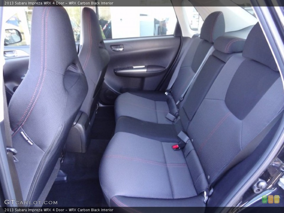 WRX Carbon Black Interior Rear Seat for the 2013 Subaru Impreza WRX 4 Door #80230262