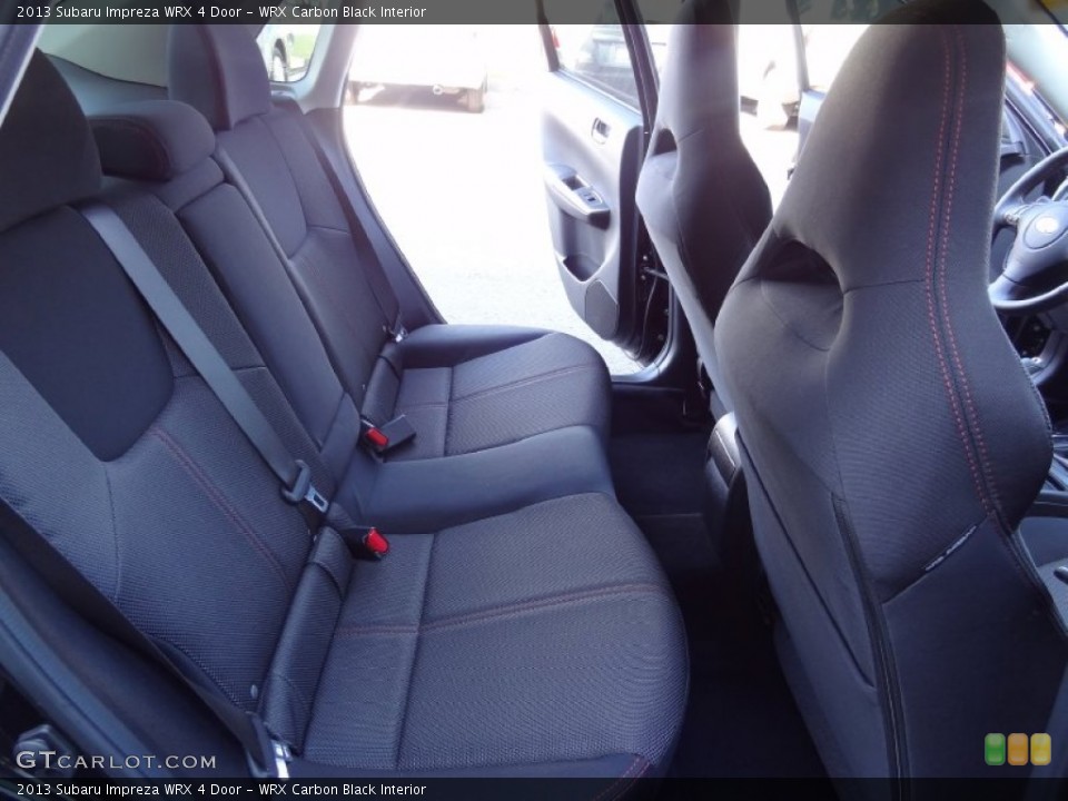 WRX Carbon Black Interior Rear Seat for the 2013 Subaru Impreza WRX 4 Door #80230381