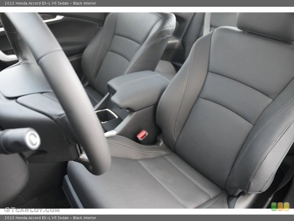 Black Interior Front Seat for the 2013 Honda Accord EX-L V6 Sedan #80232893