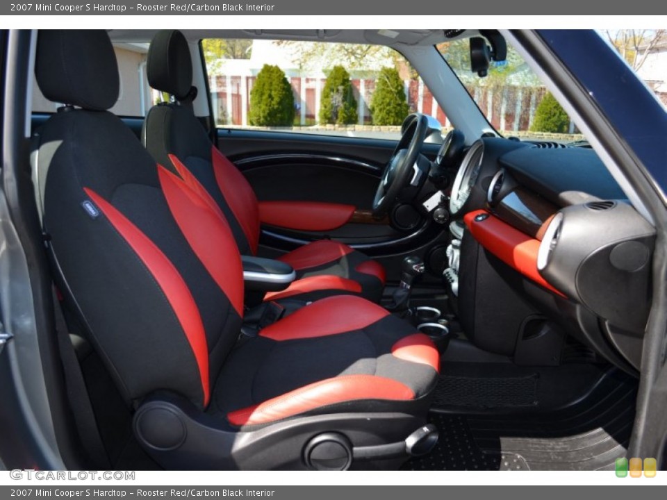 Rooster Red/Carbon Black Interior Front Seat for the 2007 Mini Cooper S Hardtop #80233264