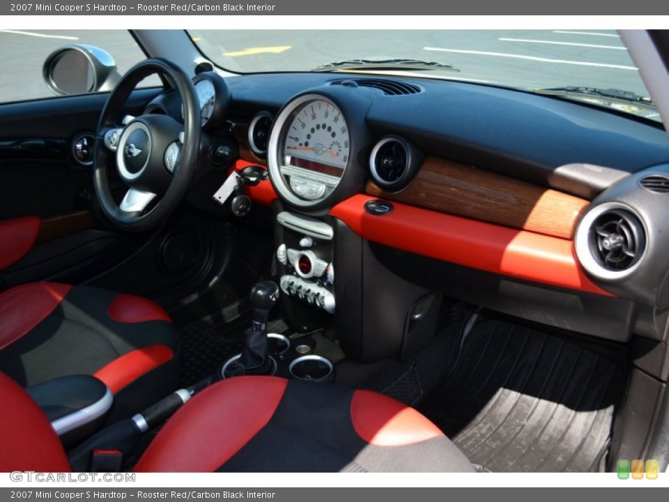 Rooster Red/Carbon Black Interior Dashboard for the 2007 Mini Cooper S Hardtop #80233285